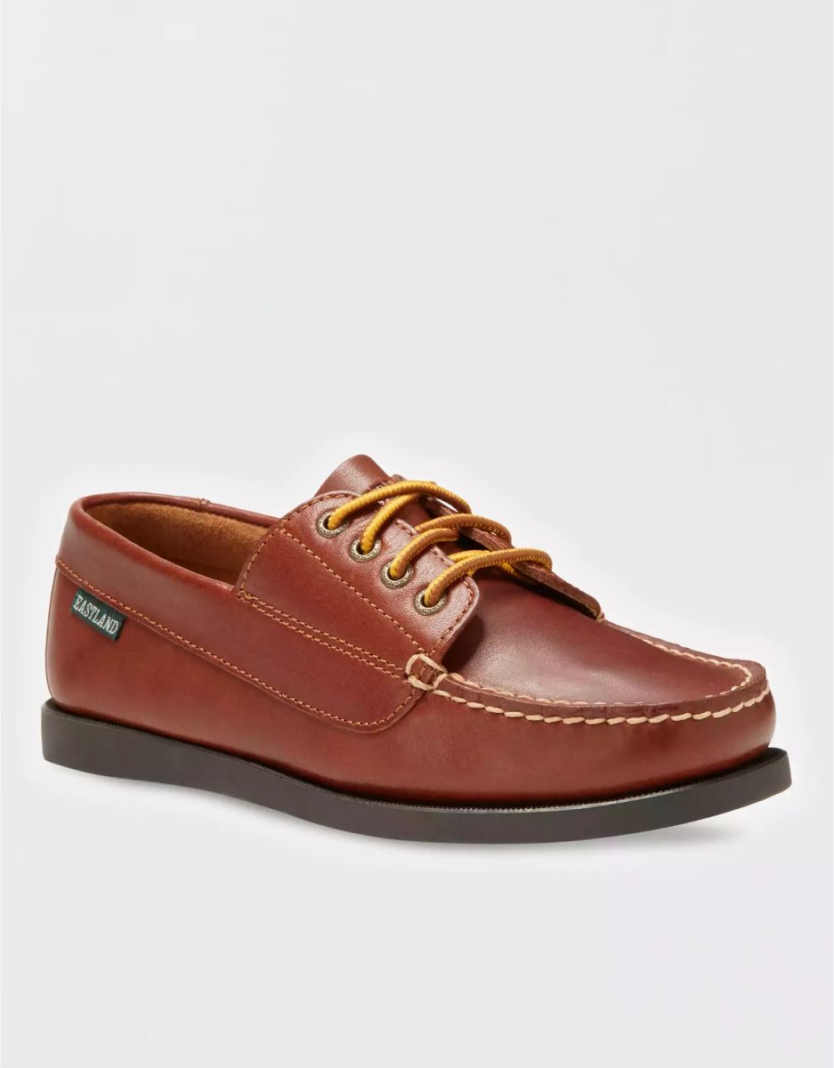 Loafers American Eagle Eastland Falmouth Camp Moc Oxford Marron Femme | UNS-23333953